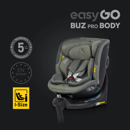 EasyGo Buz XTD Pro + Buz Pro Body 2in1 autósülés szett ISOFIX bázissal – Greener
