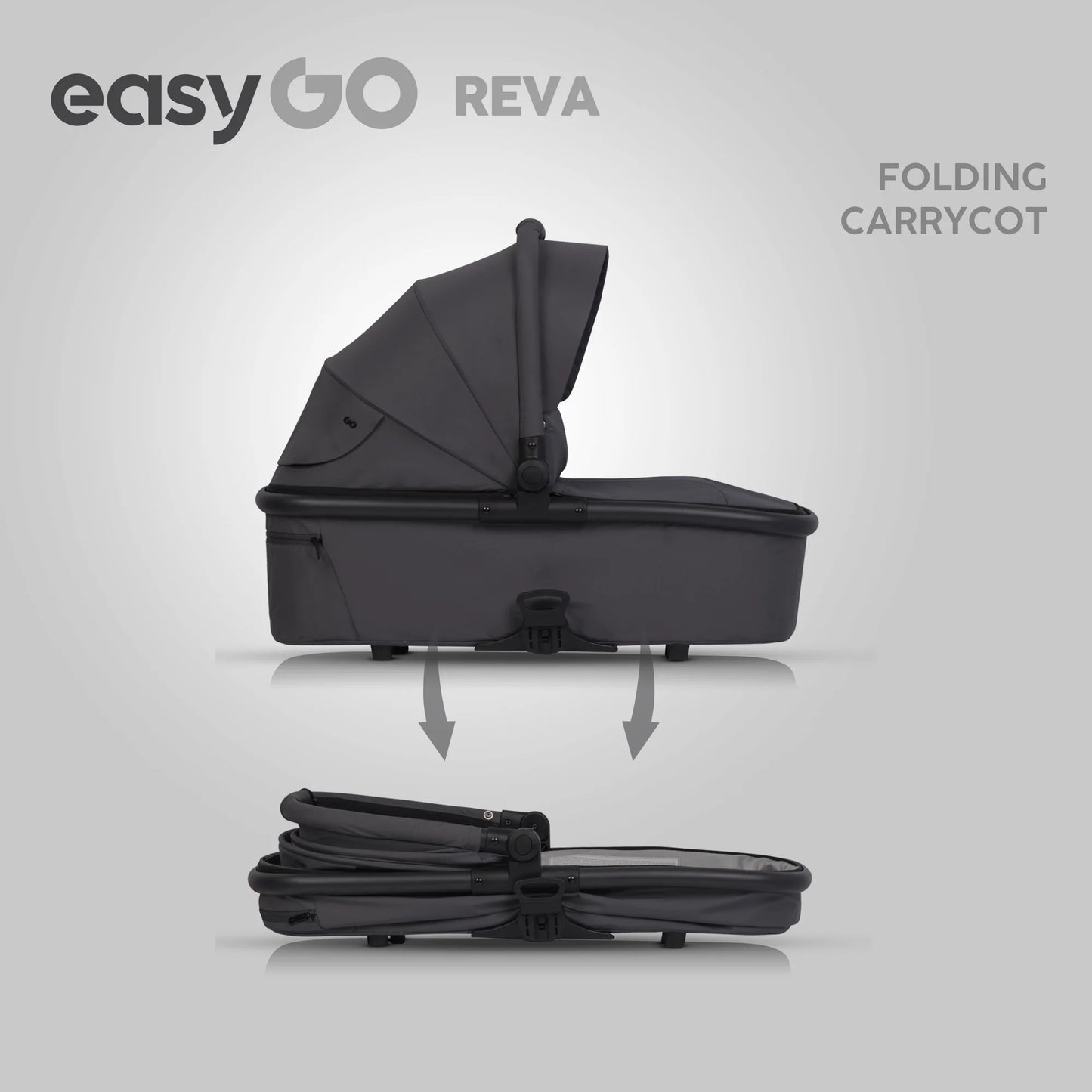 EasyGo REVA 2in1 babakocsi – Cloudy Gray