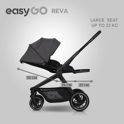 EasyGo REVA 2in1 babakocsi – Cloudy Gray