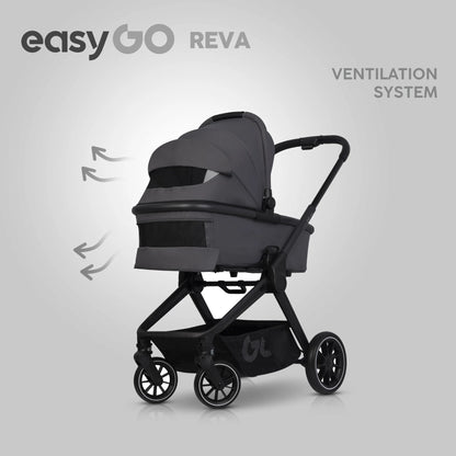EasyGo REVA 2in1 babakocsi – Cloudy Gray