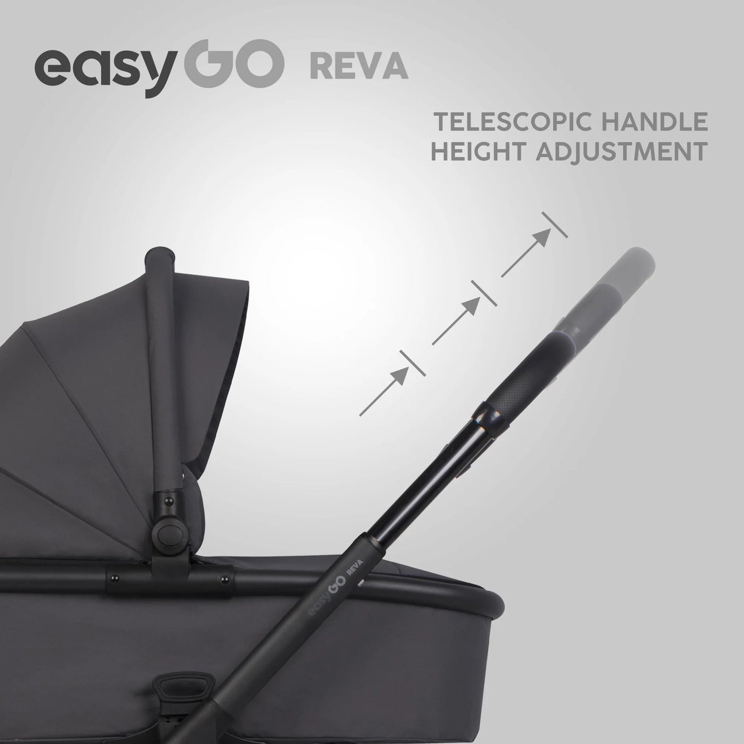 EasyGo REVA 2in1 babakocsi – Cloudy Gray