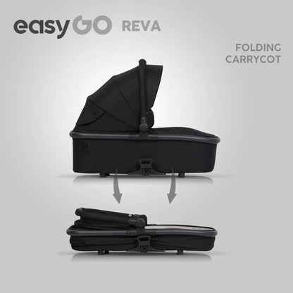 EasyGo REVA 2in1 babakocsi – Ebony Black