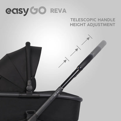 EasyGo REVA 2in1 babakocsi – Ebony Black
