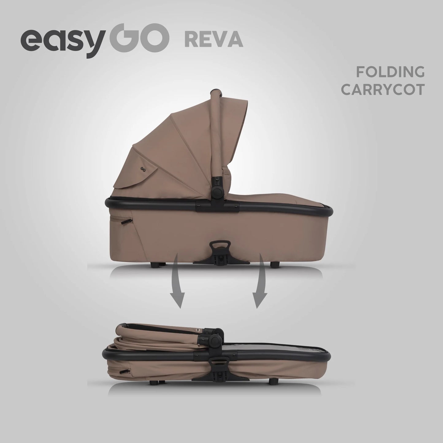 EasyGo REVA 2in1 babakocsi – Golden Beige