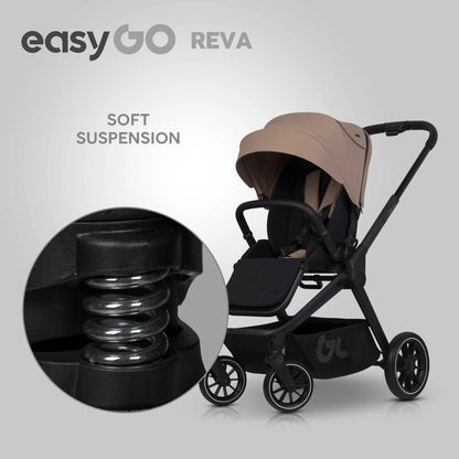 EasyGo REVA 2in1 babakocsi – Golden Beige