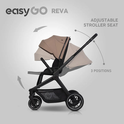 EasyGo REVA 2in1 babakocsi – Golden Beige