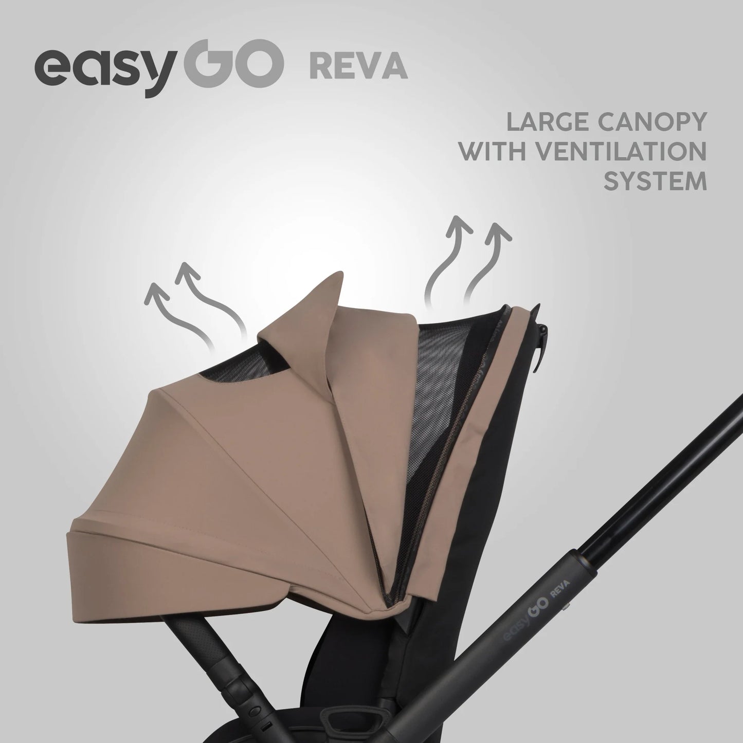 EasyGo REVA 2in1 babakocsi – Golden Beige