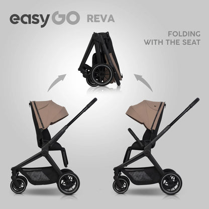 EasyGo REVA 2in1 babakocsi – Golden Beige