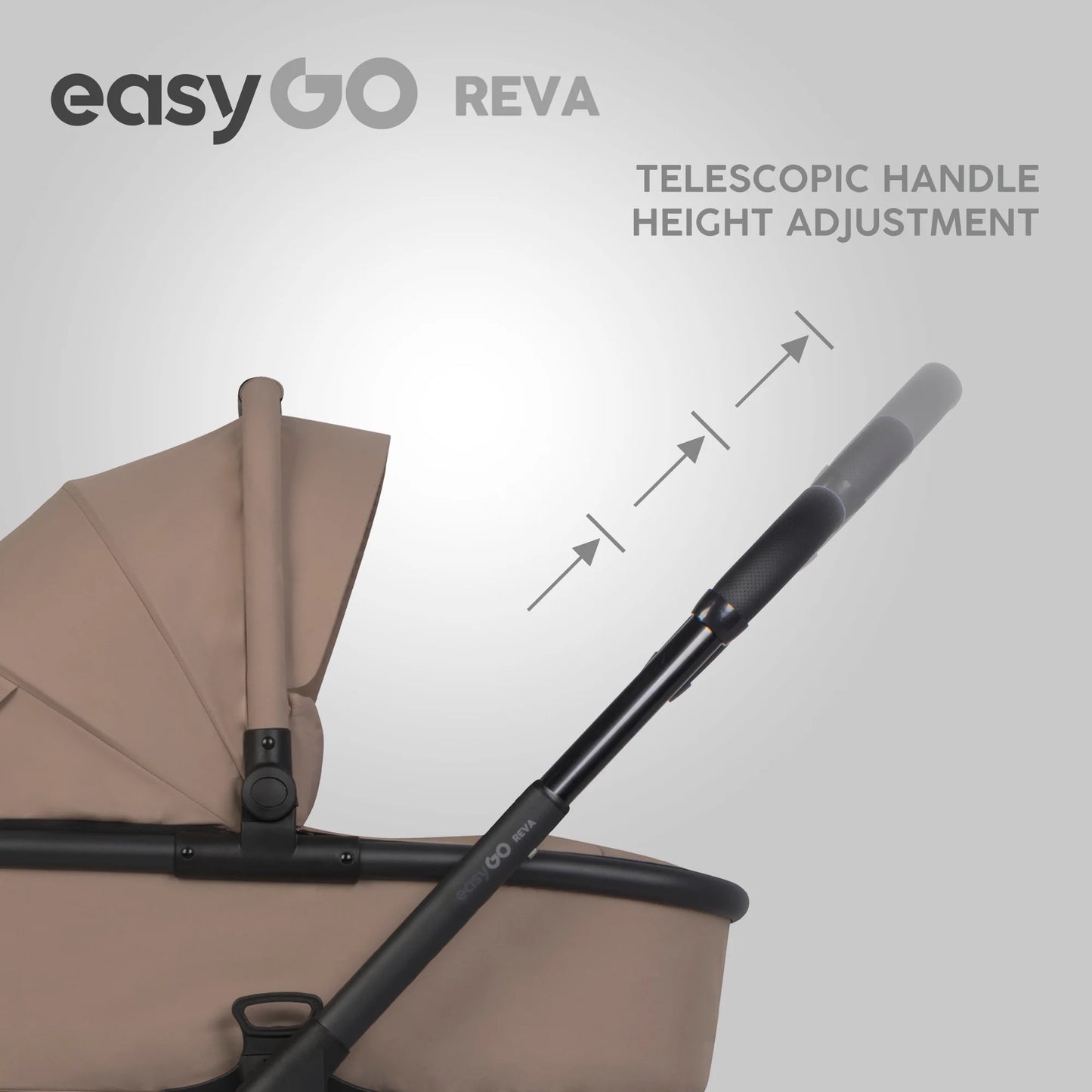 EasyGo REVA 2in1 babakocsi – Golden Beige