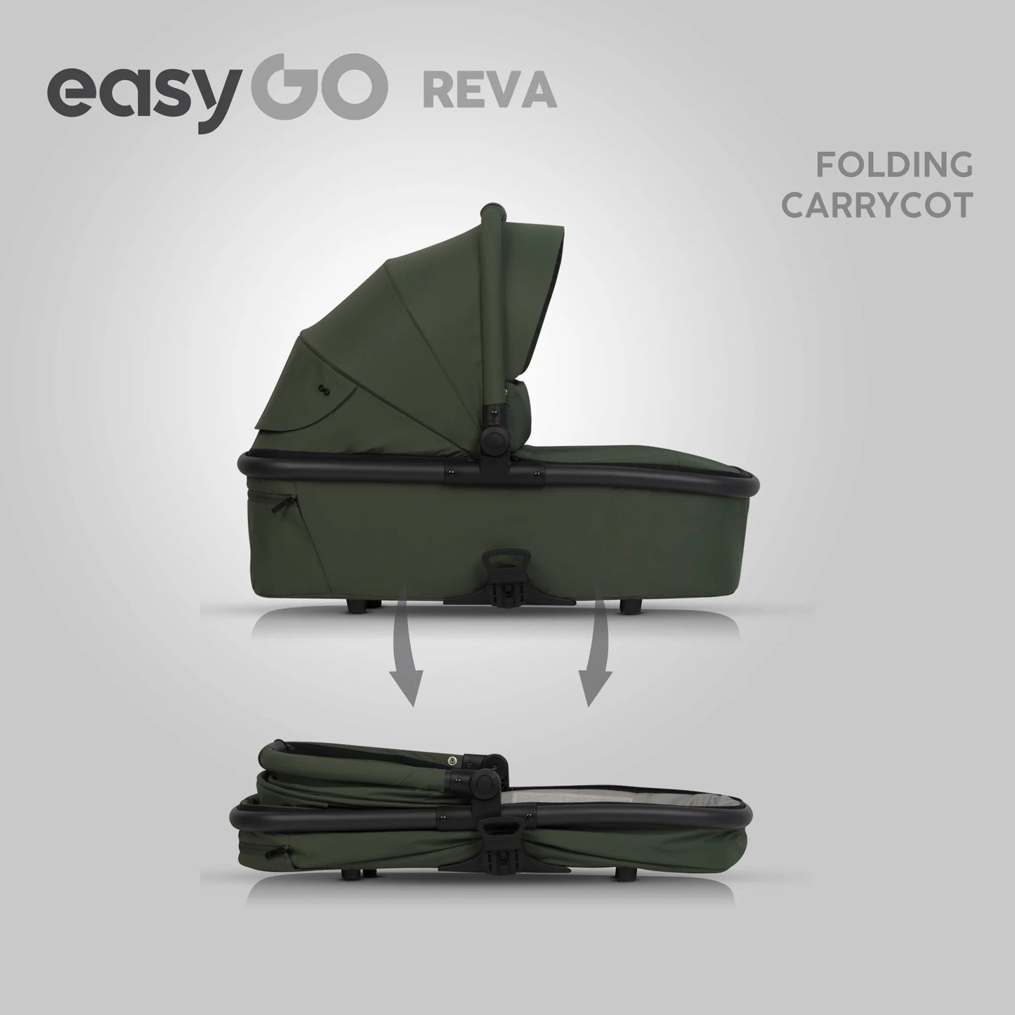 EasyGo REVA 2in1 babakocsi – Jungle Green