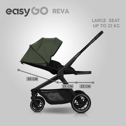 EasyGo REVA 2in1 babakocsi – Jungle Green