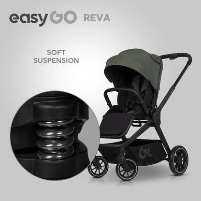 EasyGo REVA 2in1 babakocsi – Jungle Green