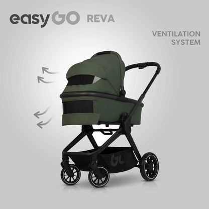 EasyGo REVA 2in1 babakocsi – Jungle Green