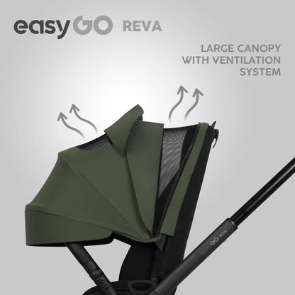 EasyGo REVA 2in1 babakocsi – Jungle Green