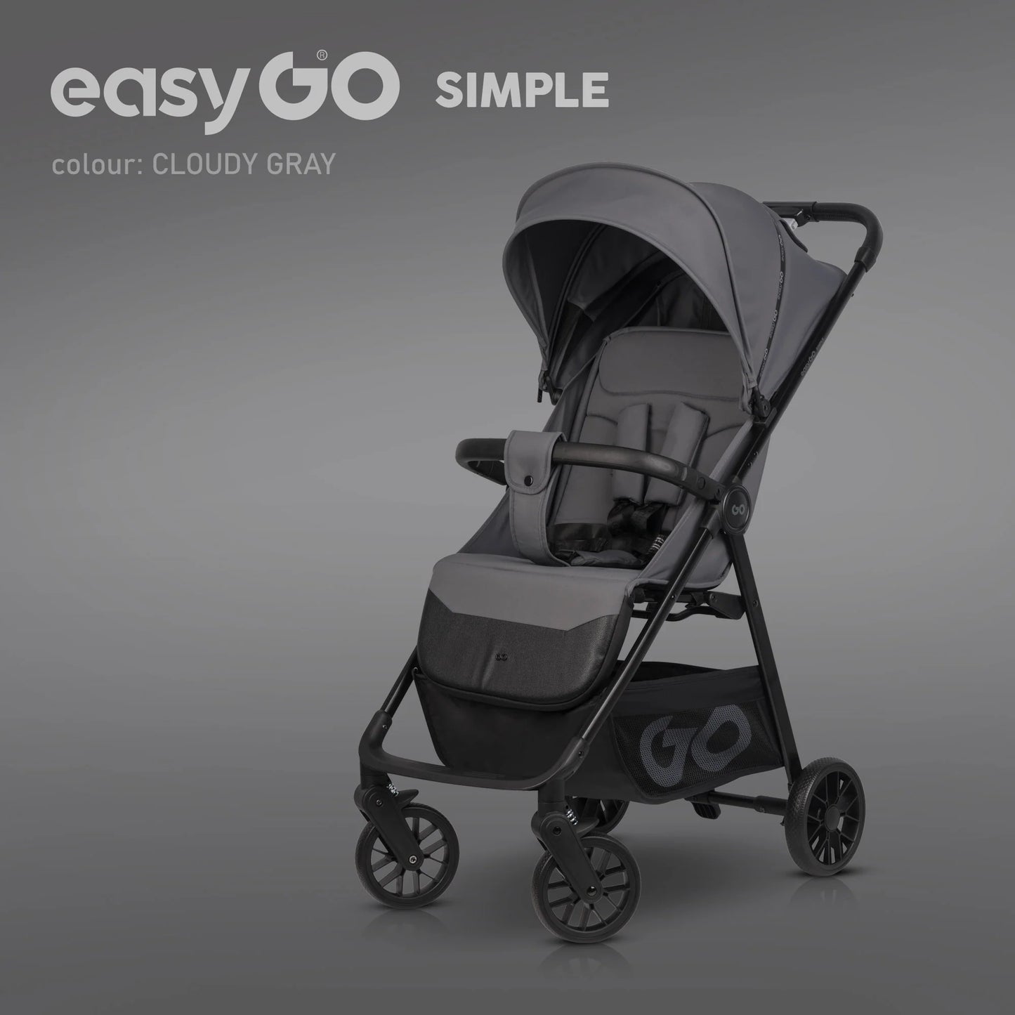 EasyGo Simple sport babakocsi – Cloudy Gray