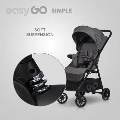 EasyGo Simple sport babakocsi – Cloudy Gray
