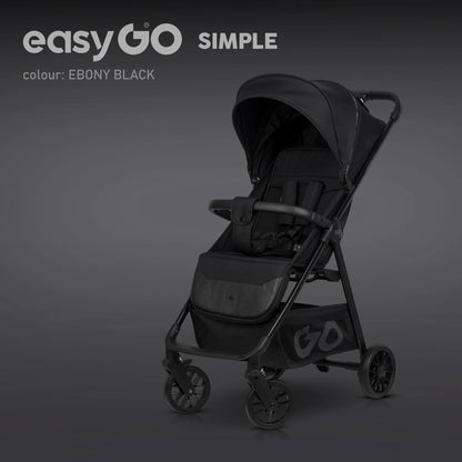 EasyGo Simple sport babakocsi – Ebony Black