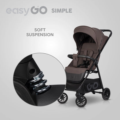 EasyGo Simple sport babakocsi – Mokka Mousse