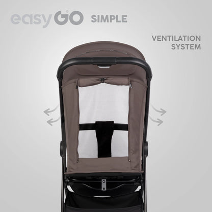 EasyGo Simple sport babakocsi – Mokka Mousse