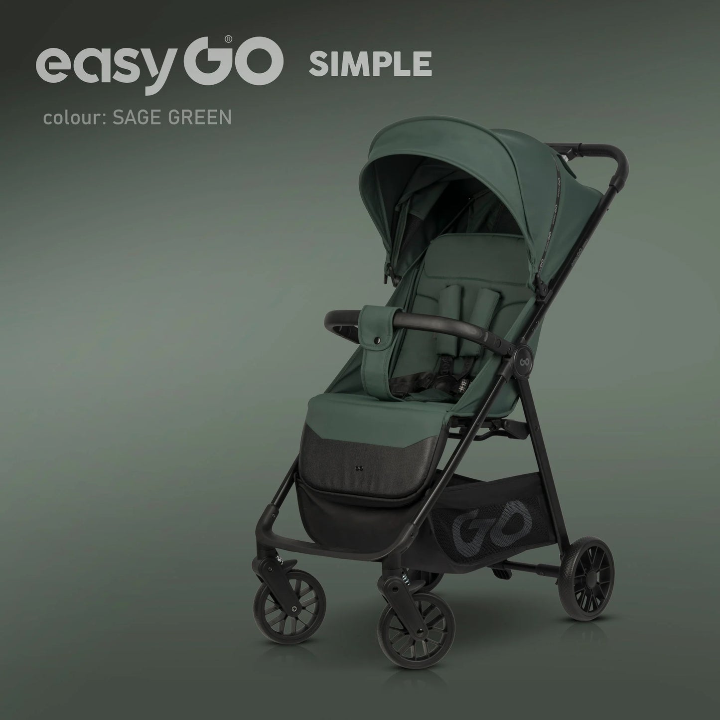 EasyGo Simple sport babakocsi – Sage Green