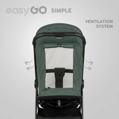 EasyGo Simple sport babakocsi – Sage Green