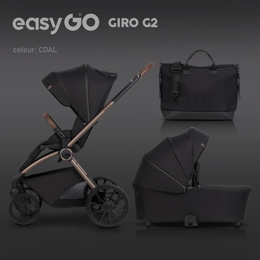 EasyGo Giro G2 2in1 babakocsi - Coal