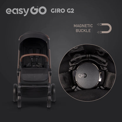 EasyGo Giro G2 sport babakocsi – Coal