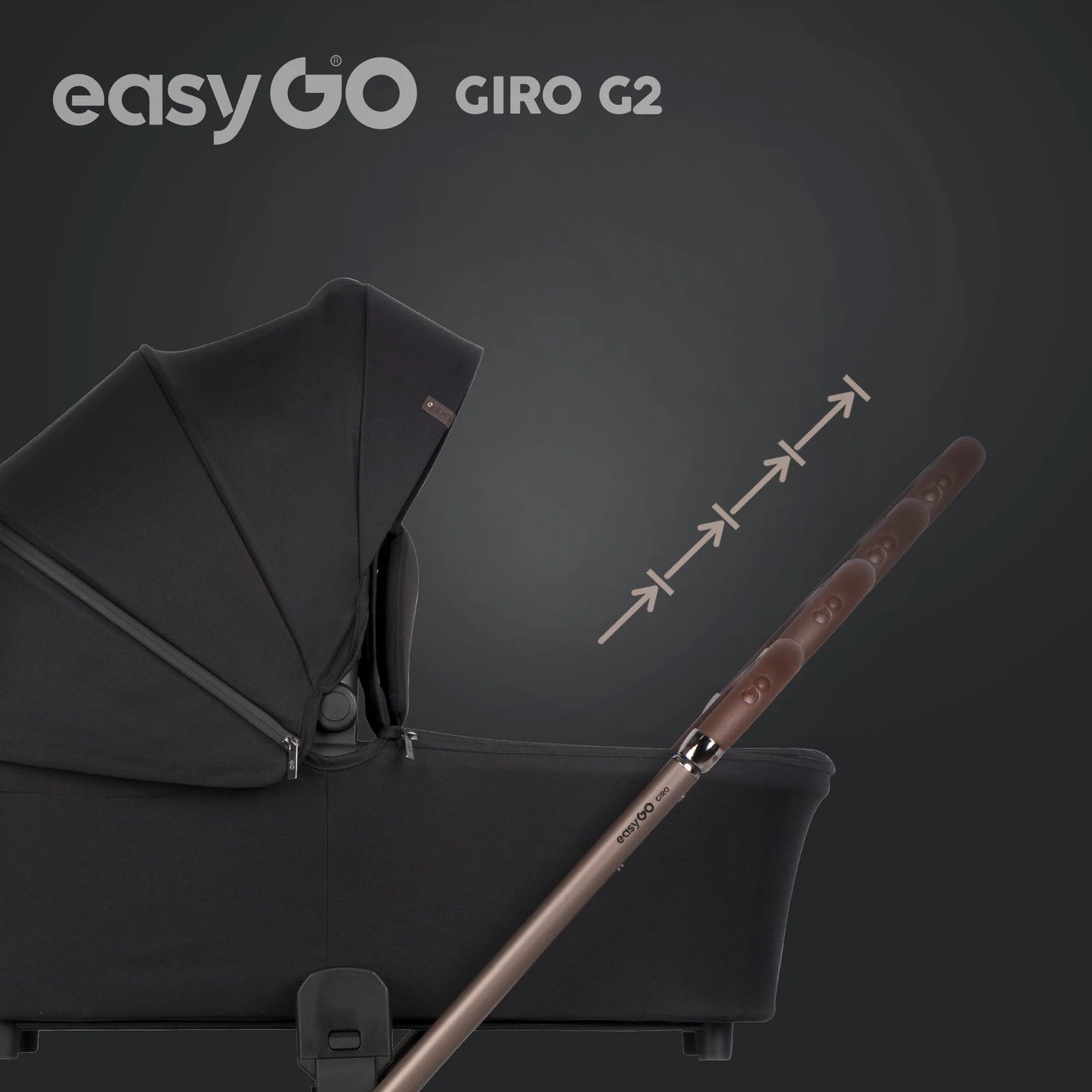 EasyGo Giro G2 sport babakocsi – Coal