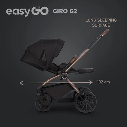 EasyGo Giro G2 sport babakocsi – Coal