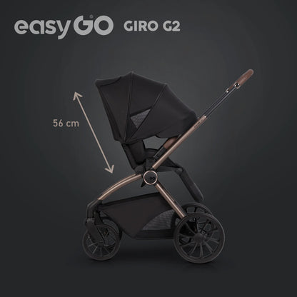 EasyGo Giro G2 2in1 babakocsi - Coal