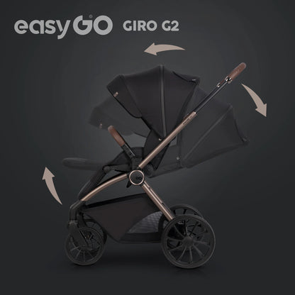EasyGo Giro G2 sport babakocsi – Coal