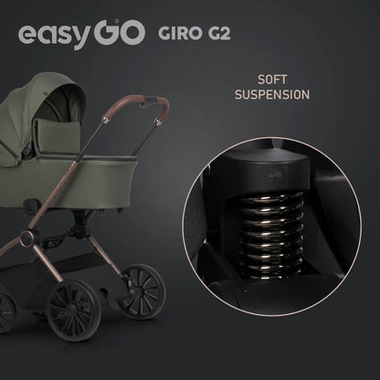 EasyGo Giro G2 2in1 babakocsi – Khaki