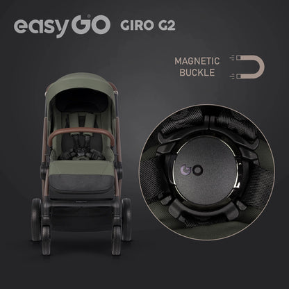 EasyGo Giro G2 2in1 babakocsi – Khaki