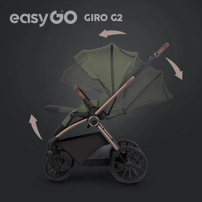 EasyGo Giro G2 sport babakocsi – Khaki