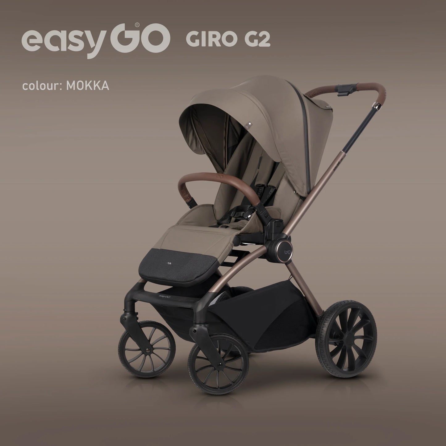 EasyGo Giro G2 sport babakocsi – Mokka