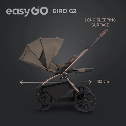 EasyGo Giro G2 2in1 babakocsi - Mokka