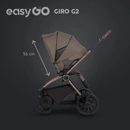EasyGo Giro G2 sport babakocsi – Mokka