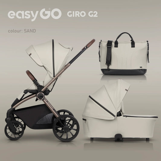 EasyGo Giro G2 2in1 babakocsi - Sand