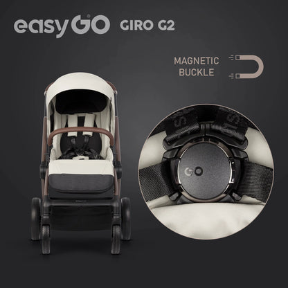EasyGo Giro G2 2in1 babakocsi - Sand