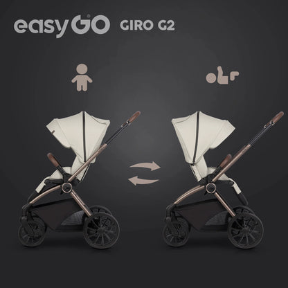 EasyGo Giro G2 sport babakocsi – Sand