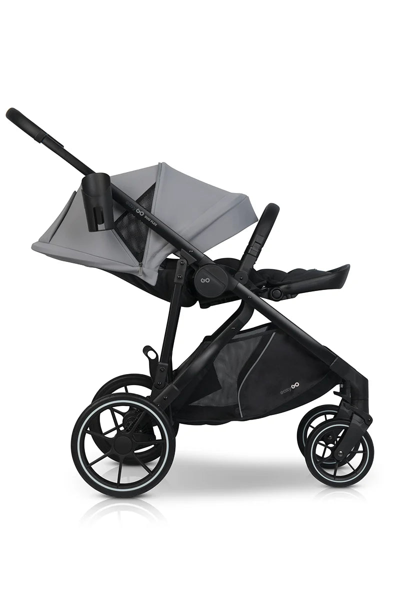 EasyGo Duoflex 2in1 babakocsi 1 üléssel és 1 mózeskosárral – Cloudy Gray