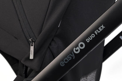 EasyGo Duoflex 2in1 babakocsi 1 üléssel és 1 mózeskosárral – Ebony Black
