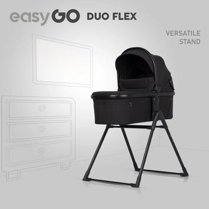 EasyGo Duoflex mózeskosár – Ebony Black