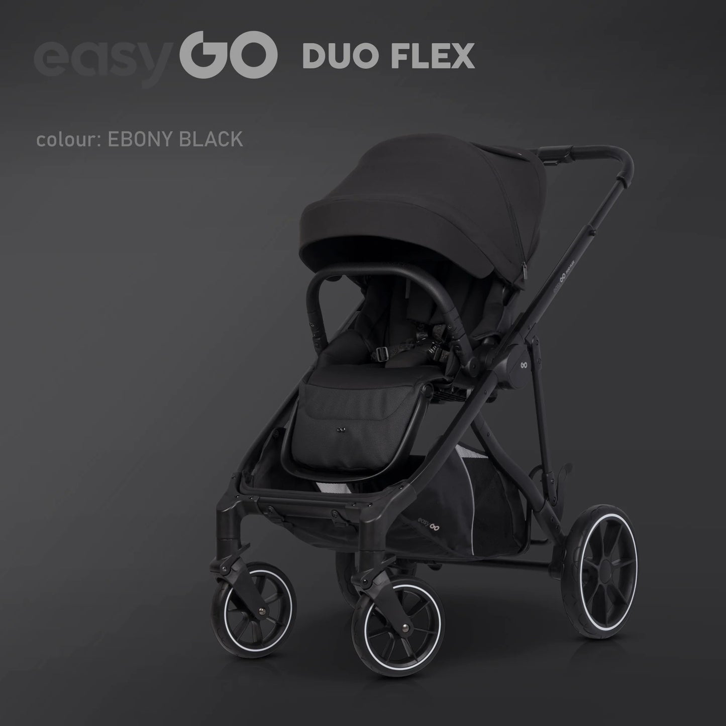 EasyGo Duoflex babakocsi – Ebony Black