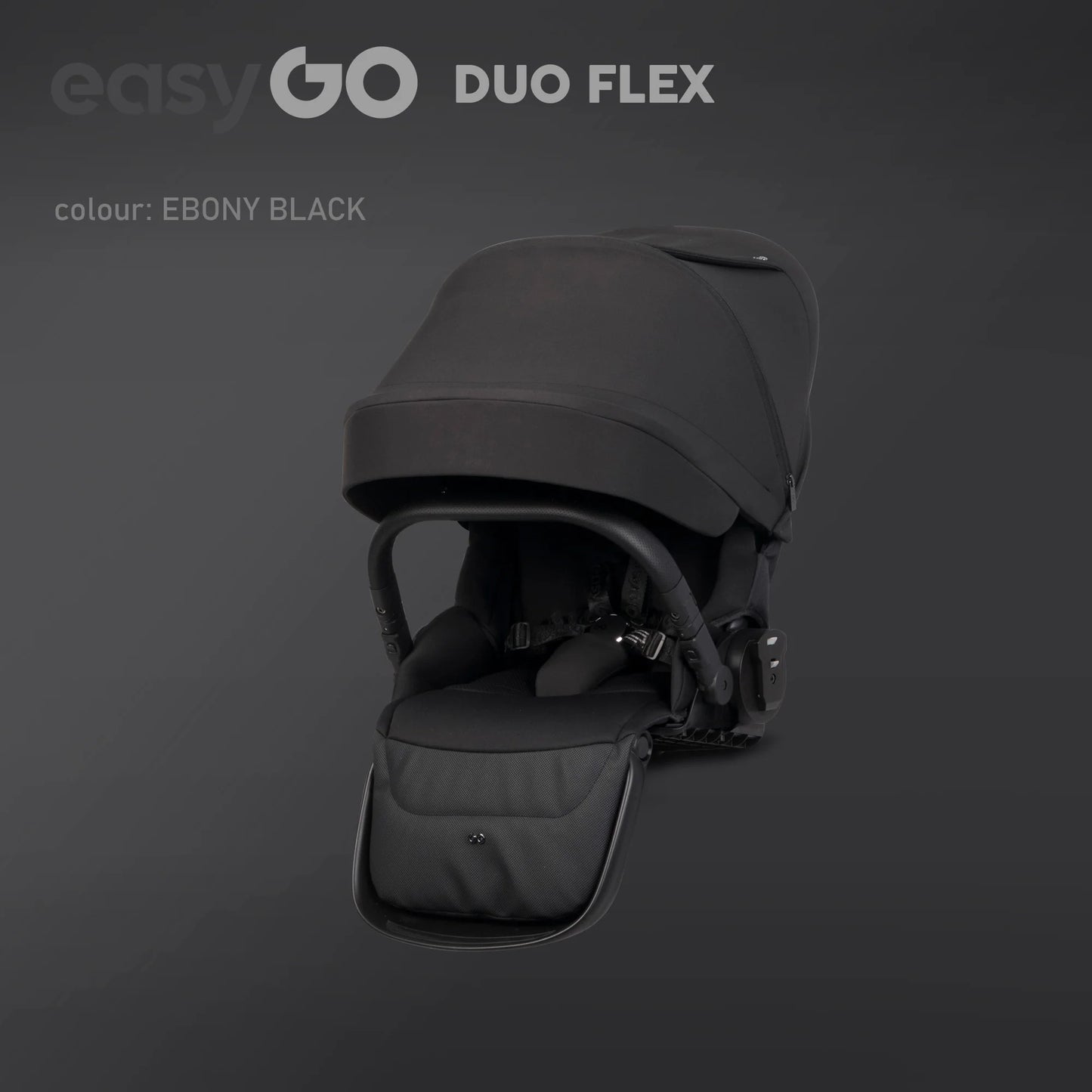 EasyGo Duoflex sport ülés – Ebony Black