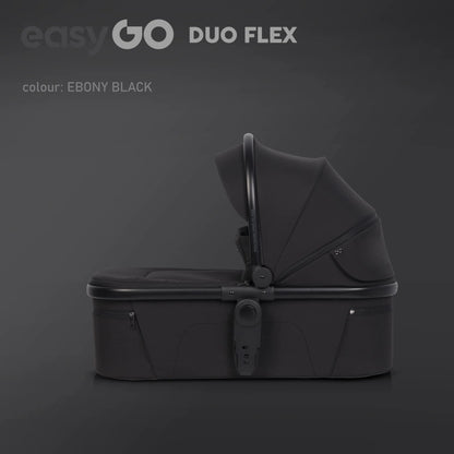 EasyGo Duoflex iker babakocsi 2 üléssel és 2 mózeskosárral – Ebony Black