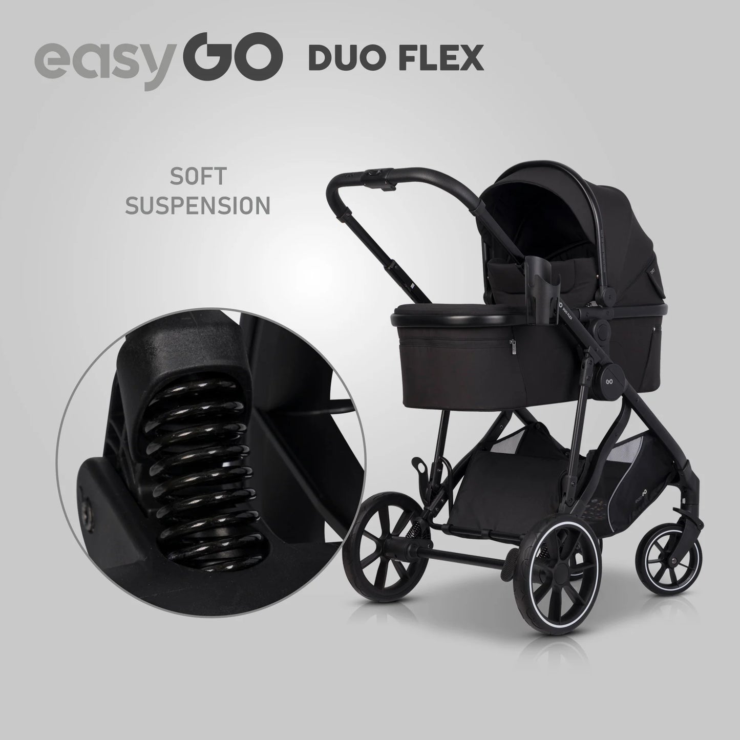 EasyGo Duoflex sport ülés – Ebony Black