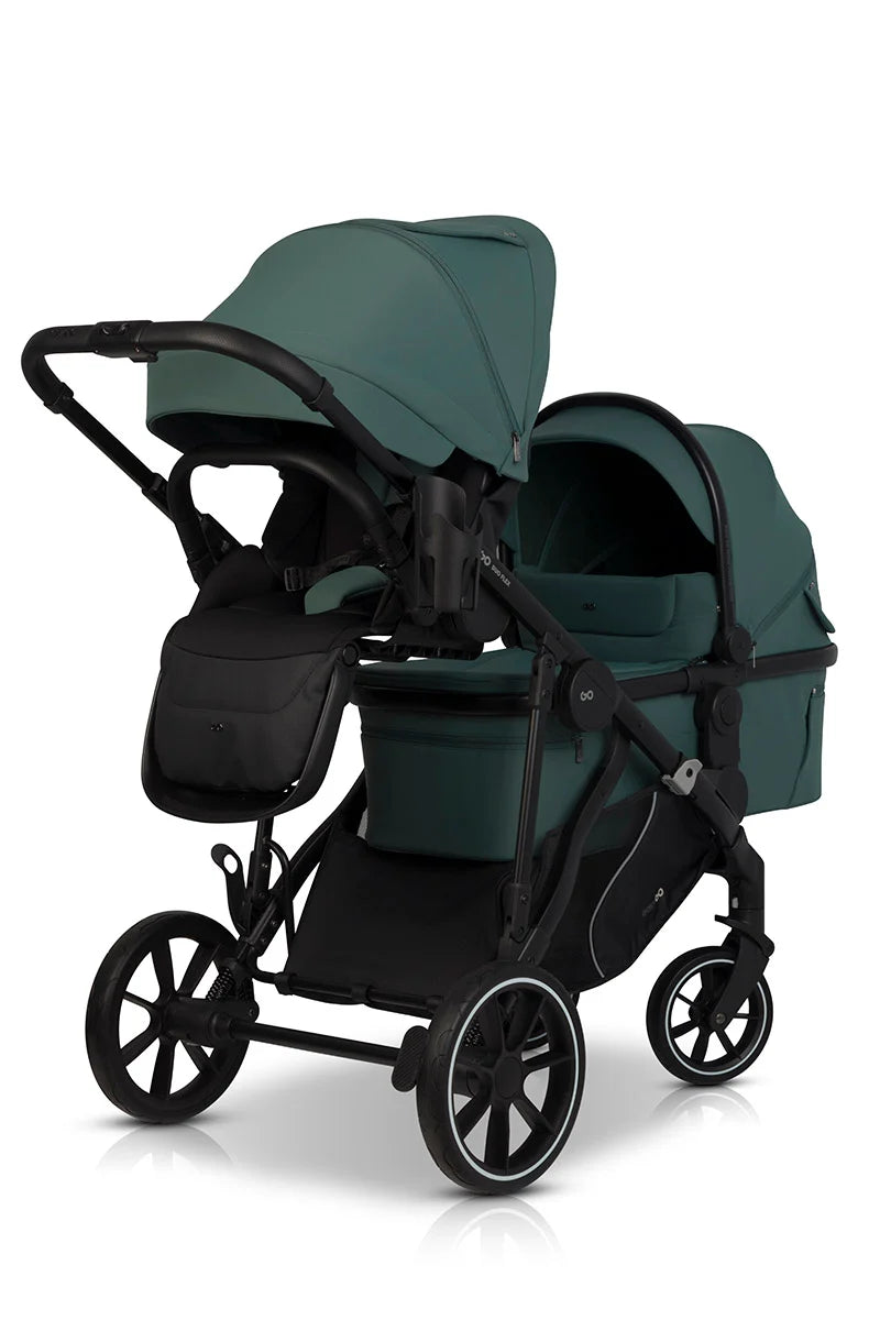 EasyGo Duoflex mózeskosár – Sage Green