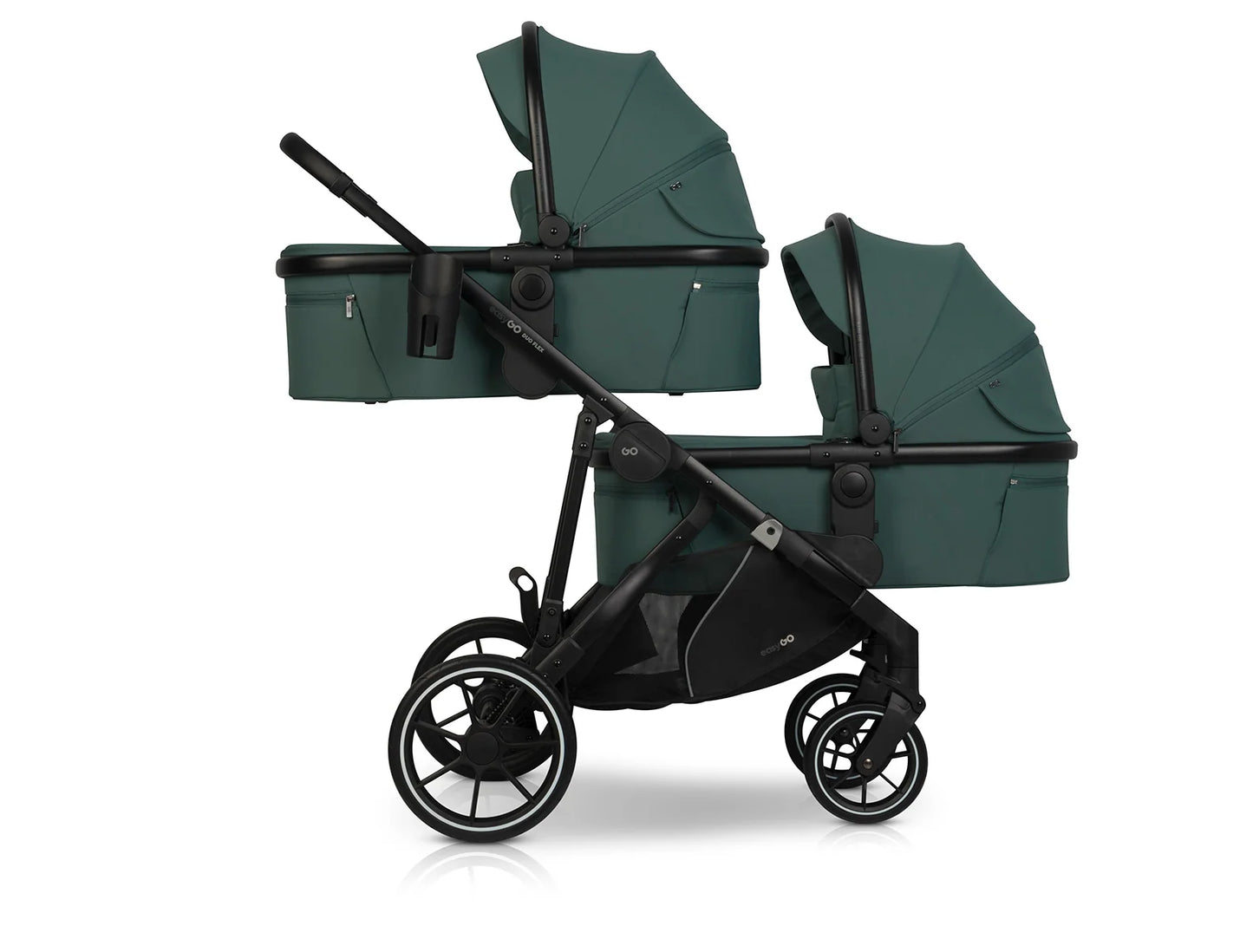 EasyGo Duoflex 2in1 babakocsi 1 üléssel és 1 mózeskosárral – Sage Green