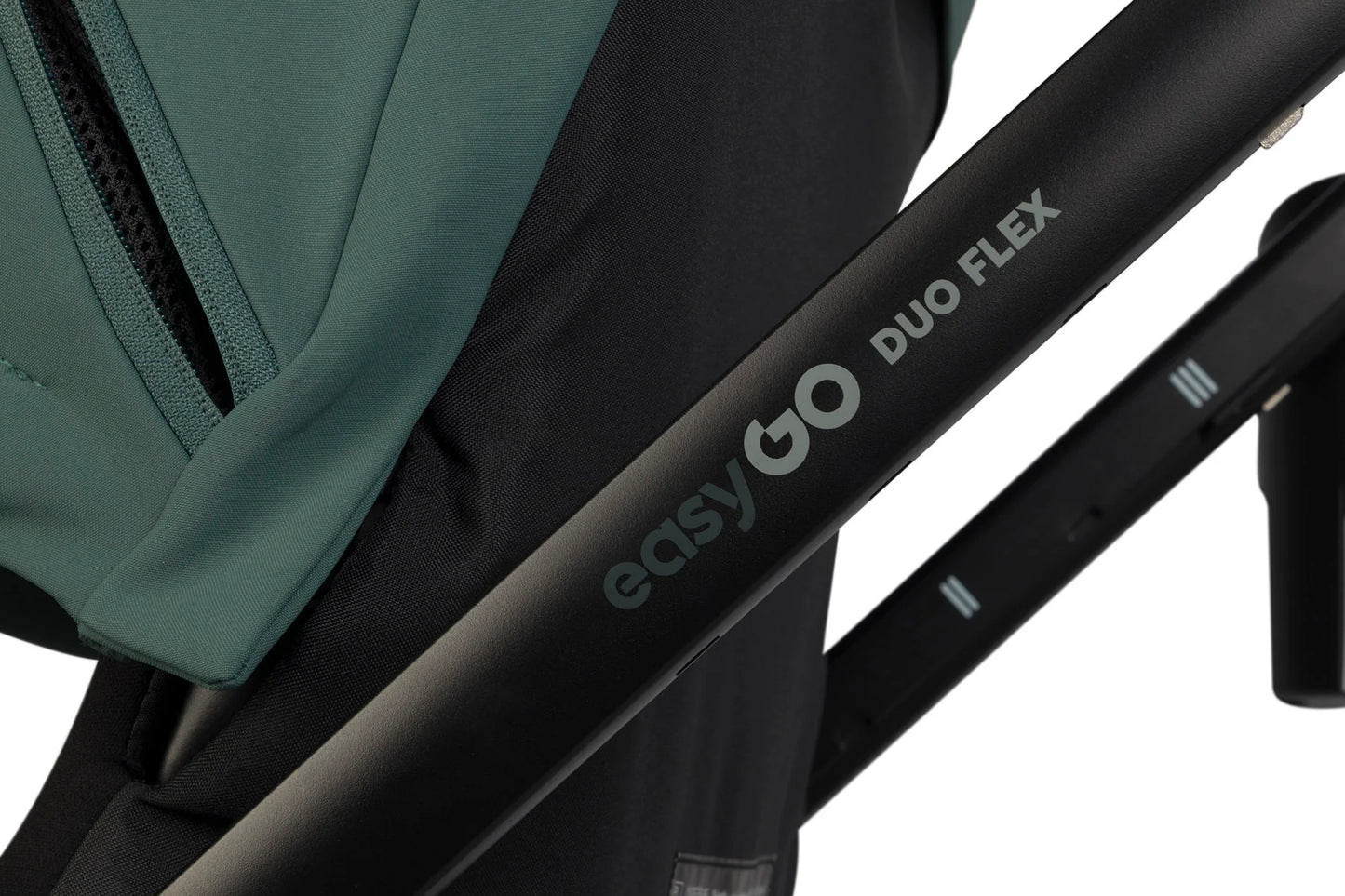 EasyGo Duoflex iker és testvér babakocsi 2 üléssel és 1 mózeskosárral – Sage Green